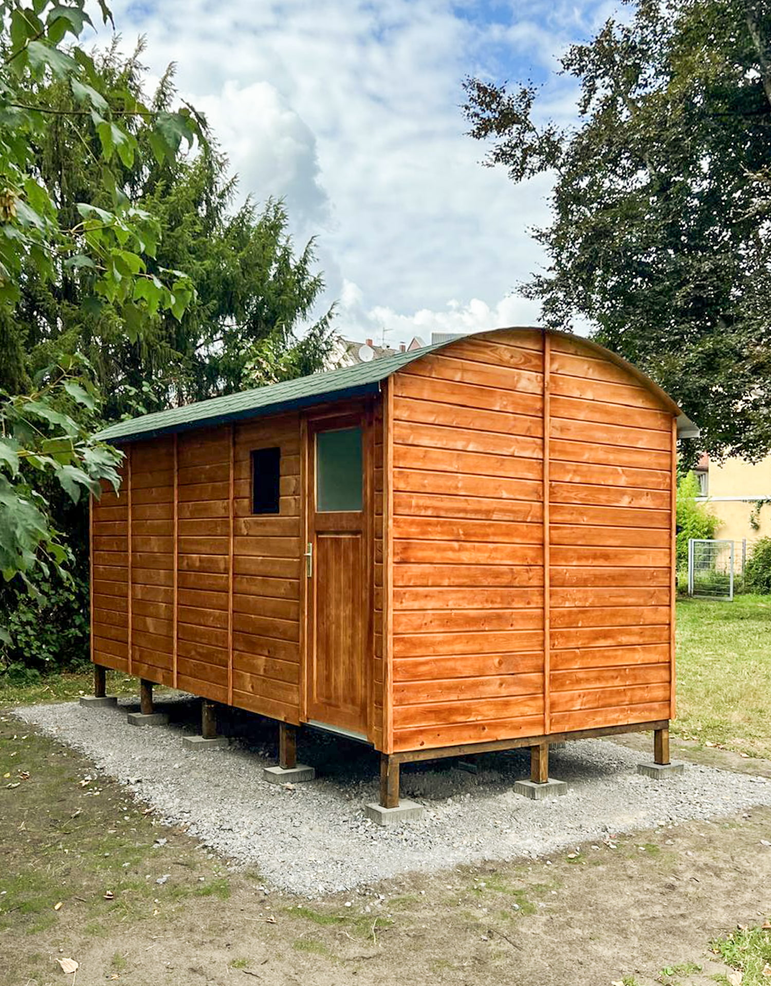 Außenansicht des Taubenschlags
